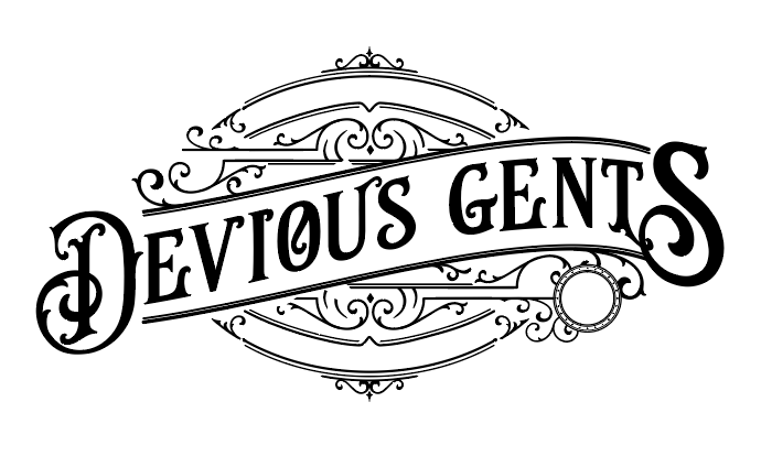 The Devious Gents ornamental black-and-white logo